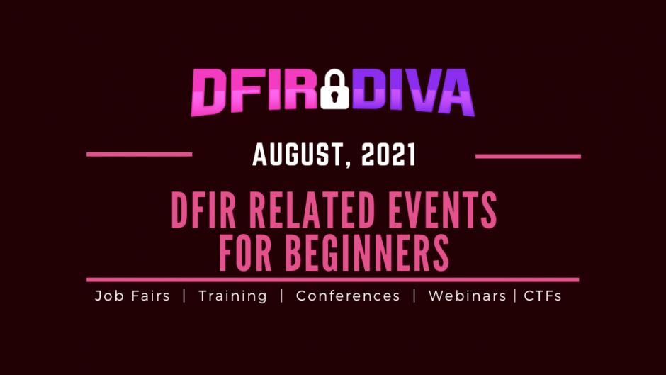 August DFIR Events