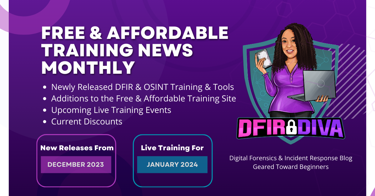 Free & Affordable Training News Monthly: Dec 2023 – Jan 2024